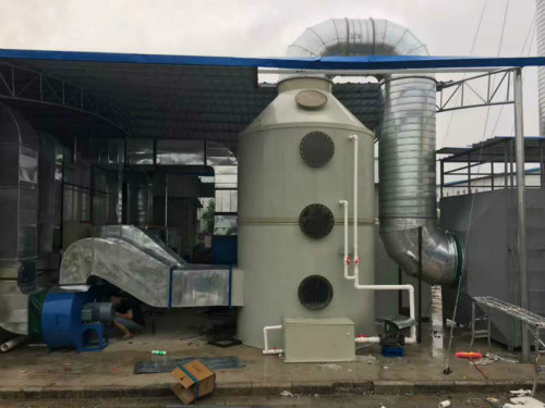深圳工业废气处理设备 活性炭吸附箱安装工程 车间环保废气处理设备安装