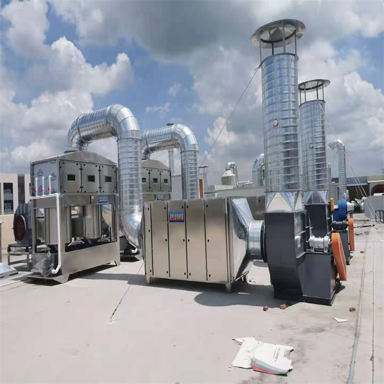 工业净化环保设备 UV光解活性炭箱一体机 车间除尘废气环保设备安装